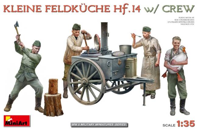 MiniArt Kleine Feldküche Hf.14 w/Crew