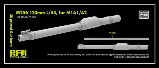 Rye Field M256 120mm L/44 Gun Barrel for M1A1/M1A2 Abrams