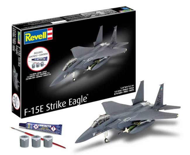 Revell Starter Kit: F-15E Strike Eagle All-Included Kit