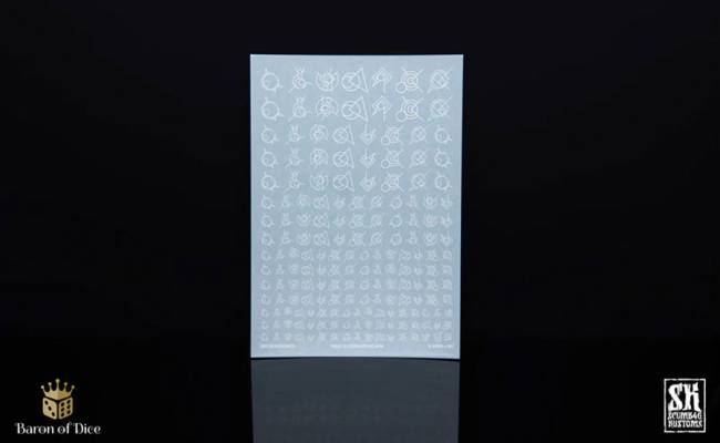SB Kustom Hell Bearers Runes A Decal Sheet