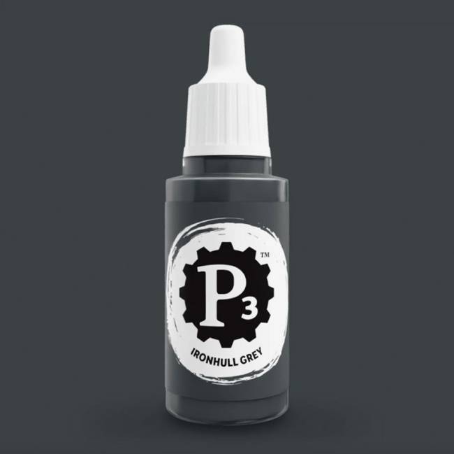 Privateer Press Paints (P3) Ironhull Grey 18ml