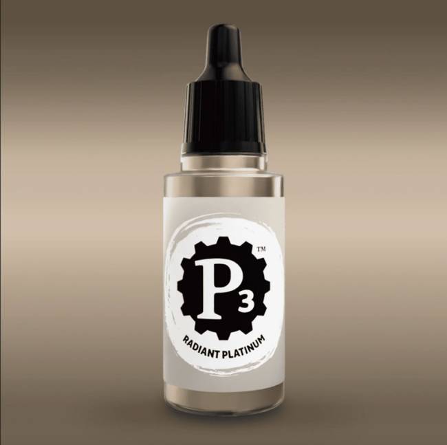 Privateer Press Paints (P3) Radiant Platinum Metallic 18ml