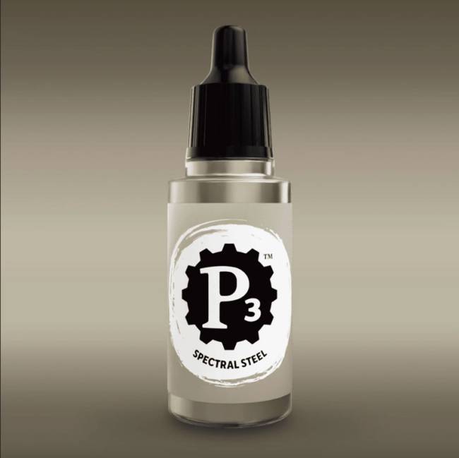 Privateer Press Paints (P3) Spectral Steel Metallic 18ml