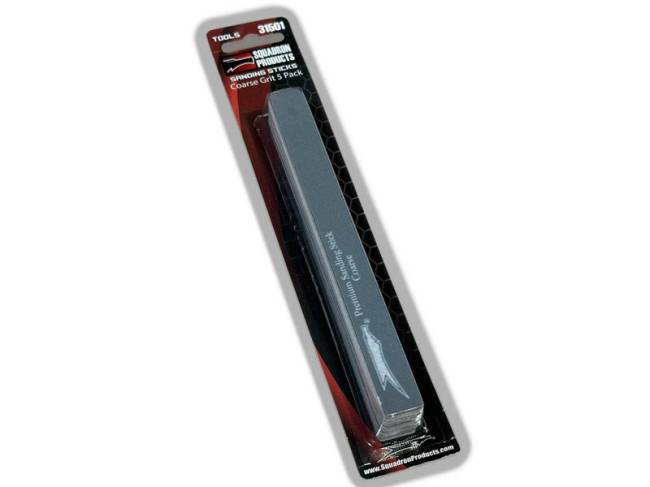 Squadron Tools 5pk Sanding Sticks Coarse Grit (Black)