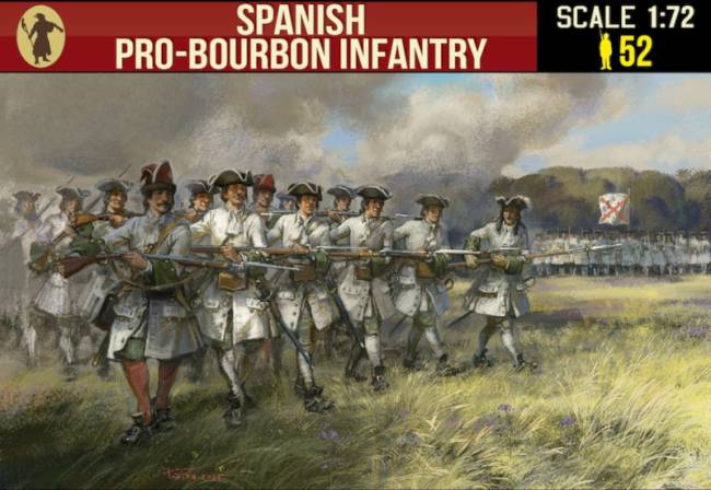 Strelets Spanish pro-Bourbon Infantry Spanish Succession War