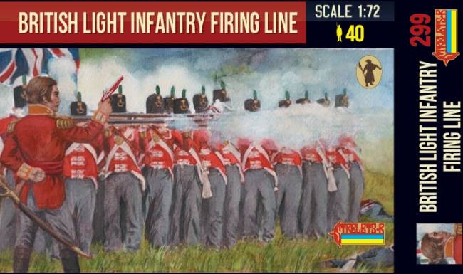 Strelets R - British Light Infantry Shooting Line Napoleonic