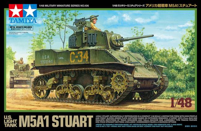 Tamiya M5A1 Stuart Light Tank