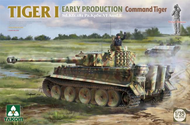 Takom Tiger I Early-Production Sd.Kfz.181 Pz.Kpfw.VI Ausf.E Command Tiger