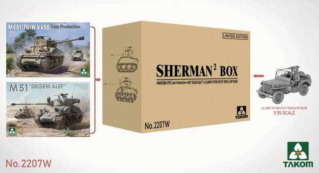 Takom Sherman2 Box