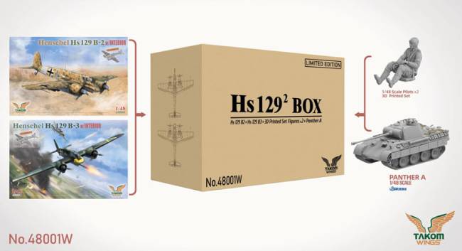 Takom Hs129*2 Box