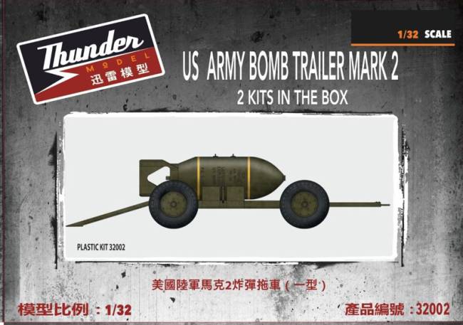 Thunder Model US Army Mark 2 Bomb Trailer