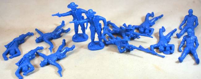 TSSD US Cavalry Dismounted with Casualties- Medium Blue