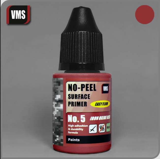 VMS No-Peel Primer - Iron Oxide Red 30ml