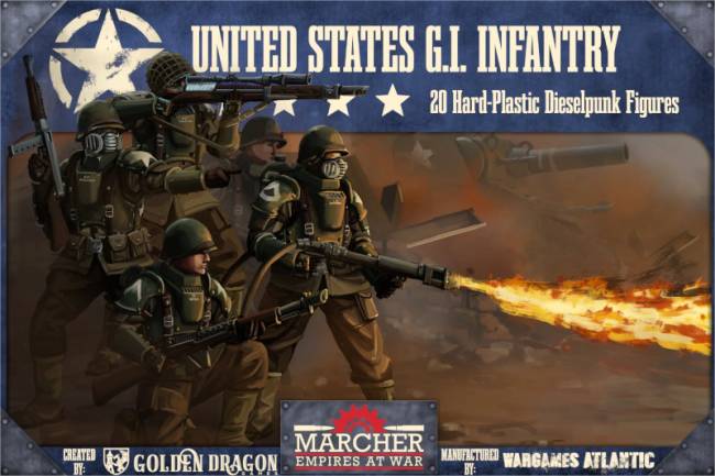 Wargames Atlantic Marcher: United States Infantry