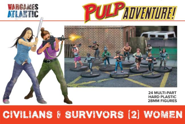 Wargames Atlantic Pulp Adventure: Civilians & Survivors 2 (Women)