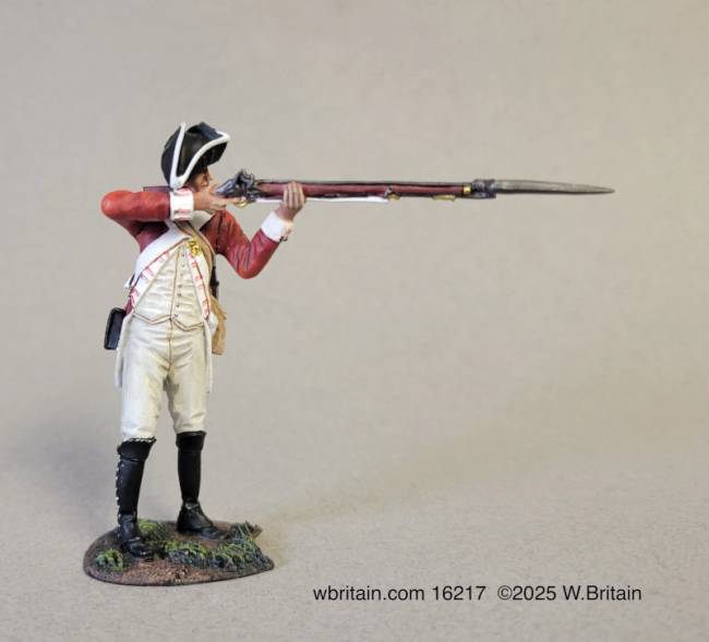 Clash of Empires: British 43rd Regiment of Foot 2nd Rank Standing Firing, 1780