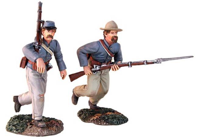 American Civil War: At the Double Quick! Confederate Charging Set - ONLY 1 AVAILABLE