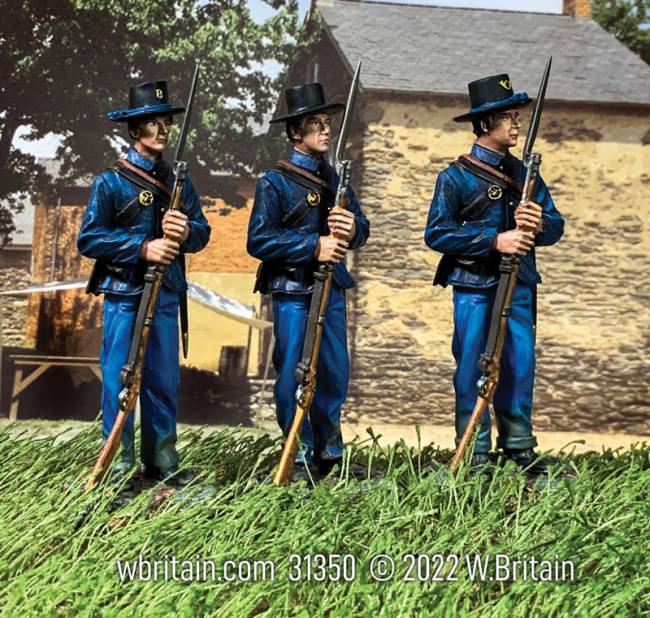American Civil War: Federal Infantry Standing at Rest