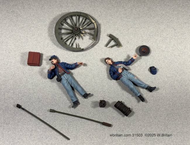 American Civil War: Union Artillery Casualties with Accessories