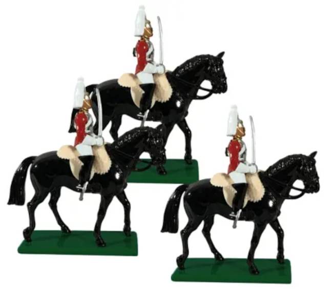 3 Mounted Life Guard Troopers Box Set 1