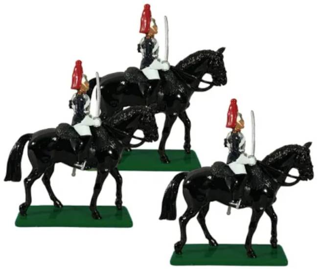 3 Mounted Blues and Royals Troopers Box Set 1