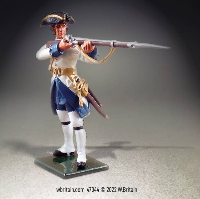 Regiments (Gloss): Compagnies franches de la Marine Standing Firing, 1754-60
