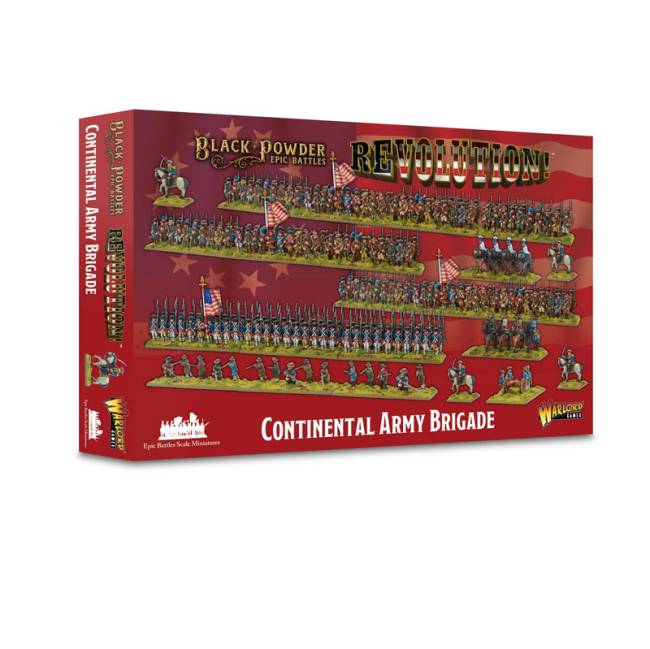 Warlord Black Powder Epic Battles: Revolution! - Continental Army Brigade