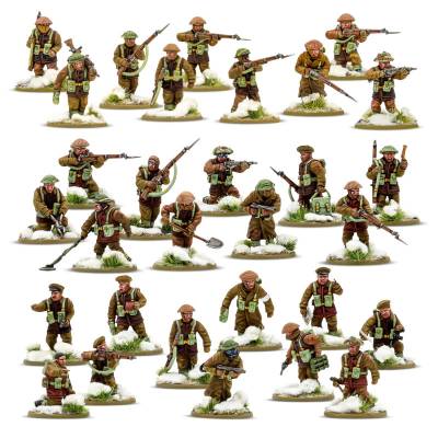 Warlord Games Bolt Action British & Canadian Infantry (Winter) Platoon