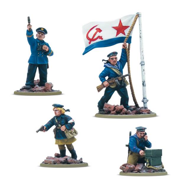 Warlord Games Bolt Action Soviet Naval Brigade HQ