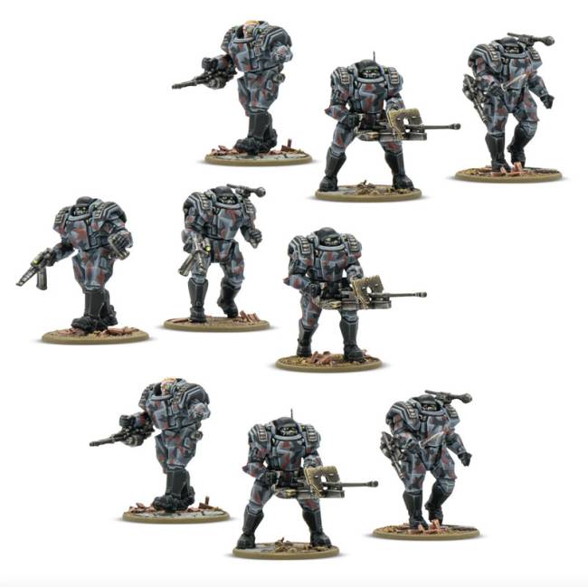 Warlord Games Konflikt ’47 - Stahltruppen Heavy Infantry Set
