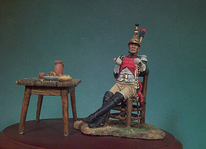 French 4th Dragoon Officer 1812