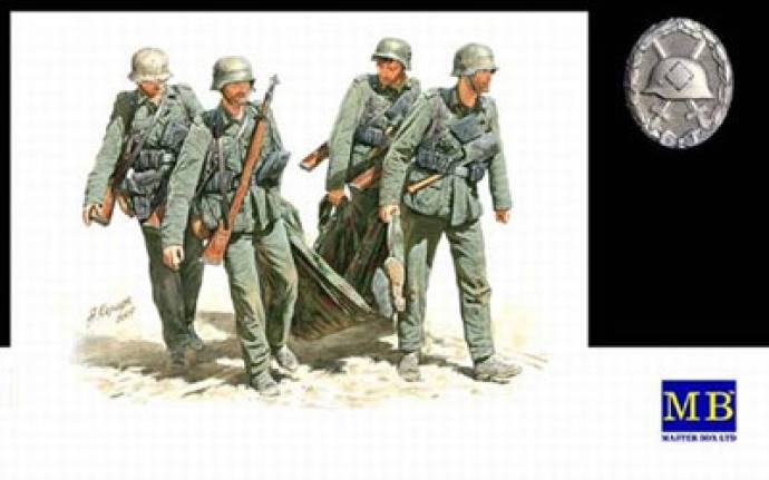 WWII Casualty Evacuation � German Infantry, Stalingrad, Summer 1942