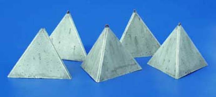 Anti-Tank Concrete Barriers - Pyramid Style