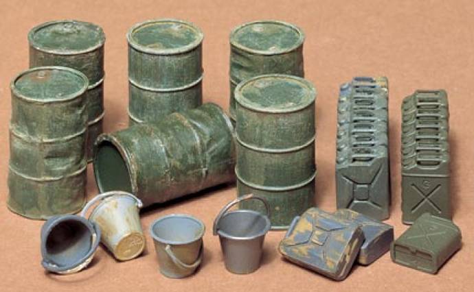 Oil Drums, Jerry Cans & Buckets