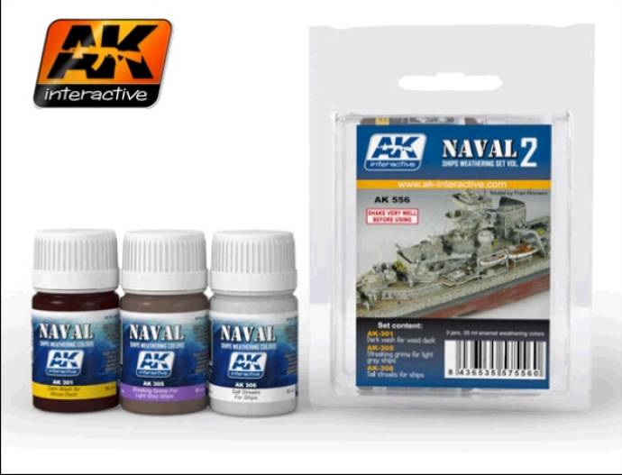 AK Interactive Naval Weathering Set 2