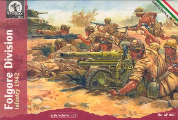 WWII Italian Infantry, Folgore Division 1942