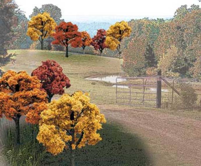 Trees - 2 to 3in Fall Deciduous Ready Made Trees