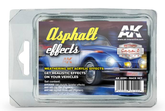 AK Interactive Asphalt Effects (Race Set)