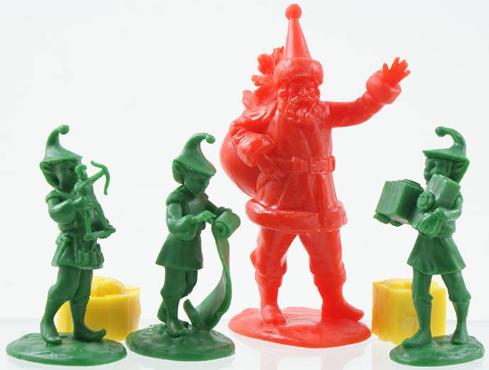 LOD North Pole Set: Santa and his Elves