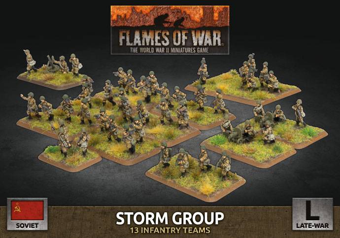 WWII Soviet Storm Group (Plastic)