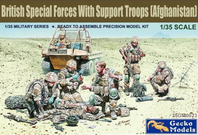 Gecko British Special Forces w/Support Troops Afghanistan (6)
