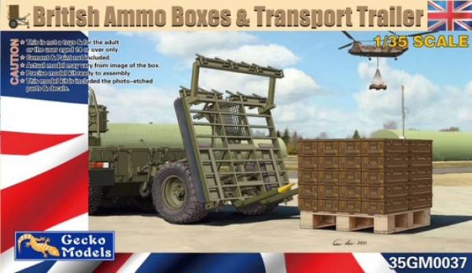 Gecko British Ammo Boxes & Transport Trailer