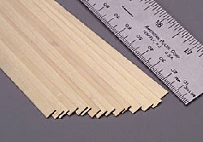 Brass Strip .025in x 1/4in x 12in - 1 pc.