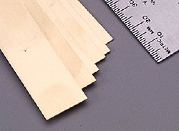 Brass Strip .025in x 3/4in x 12in - 1 pc.