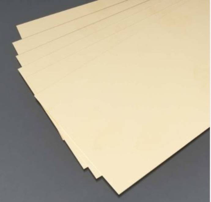 Brass Sheet Metal .005in - 4in x 10in Sheet
