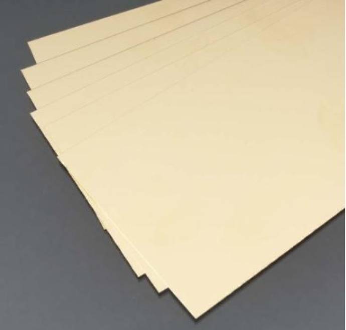 Brass Sheet Metal .015in - 4in x 10in Sheet