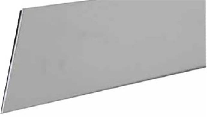 .018in Stainless Steel Sheet Metal 4in x10in (1 piece)