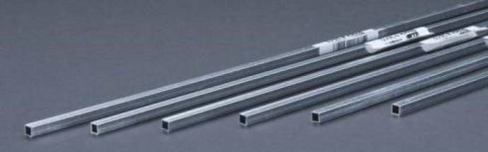 Square Aluminum Tube .014in Wall - 5/3in x 12in - 1 piece
