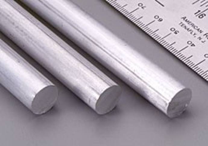 1/2in x 12in Solid Aluminum Rod (1)