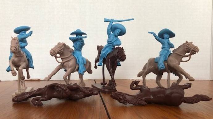 WESTON Mexican Bandits Mounted Figure Playset
